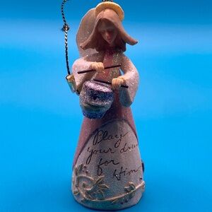 Vintage Enesco Foundations Holiday Angel Ornament